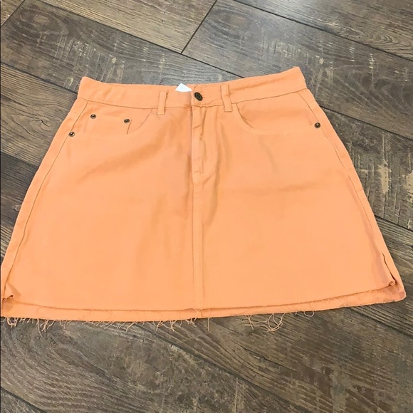 NWT Raw Hem Jean Skirt - Picture 2 of 6